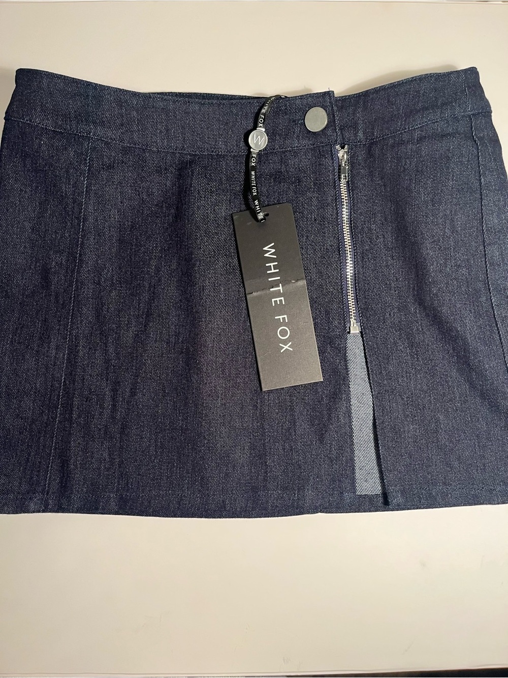 White Fox denim mini skirt NWT size XS 🎀🎀